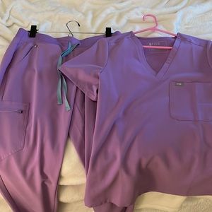 Figs Lilac Dawn Scrub Set